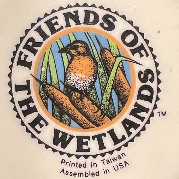 Two Vtg FRIENDS OF THE WETLANDS  Deer, Fawn, Doe & Buck, Woodland Ceramic Mugs - Picture 12 of 12